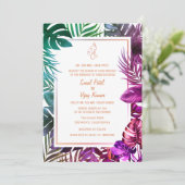 Indian Hindu Wedding Ganesha Einladung (Stehend Vorderseite)