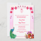 Indian Hindu Wedding Ganesha Einladung (Vorderseite)