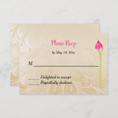 Indian Hindu Wedding Invitation UAWG RSVP Karte (Vorne/Hinten)