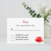 Indian Hindu Wedding Invitation UAWG RSVP Karte (Stehend Vorderseite)