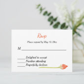 Indian Hindu Wedding Invitation UAWG RSVP Karte (Stehend Vorderseite)