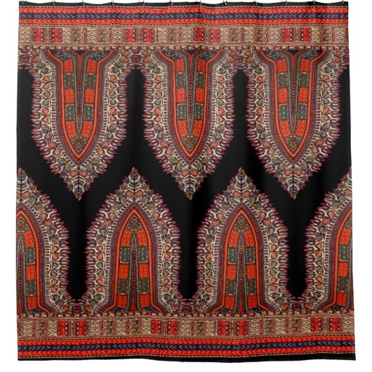 Indian Hippie Style Duschvorhang (Vorderseite)