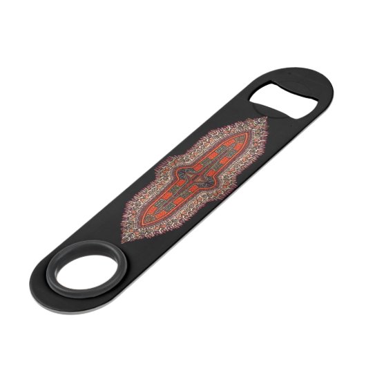 Indian Hippie Style Speed Flaschenöffner (Vorderseite Schrägansicht)