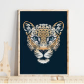 Indian Leopard Wildlife Print | Leopard Print Poster