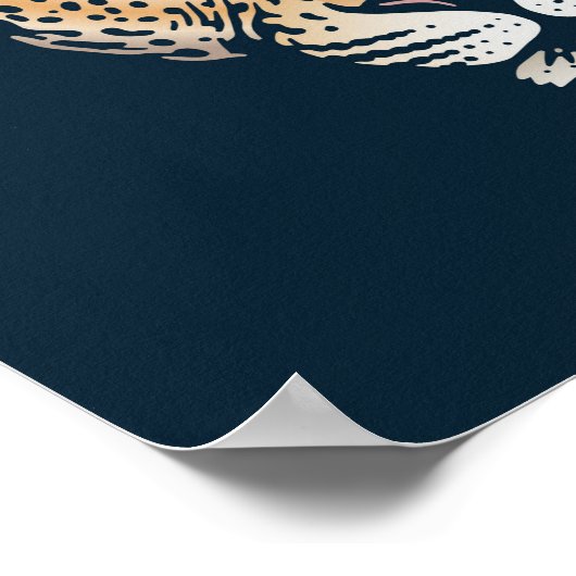 Indian Leopard Wildlife Print | Leopard Print Poster (Ecke)