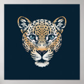 Indian Leopard Wildlife Print | Leopard Print Poster (Vorne)