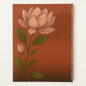 Indian Lotus Journal: Nature-Inspired Notebook for Planer (Rückseite)