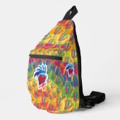 INDIAN LOVE HEART BY MASANSER CROSSBODY BAG (Rechte Ecke)