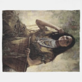 INDIAN MAIDEN FLEECEDECKE (Vorderseite (Horizontal))