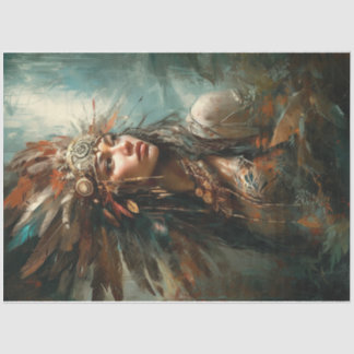 Indian Maiden Princess Seidenpapier