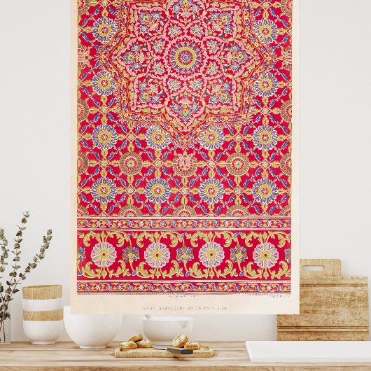 Indian Mandala Poster (Küche)