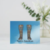 Indian Mans Boots Postcard Postkarte (Stehend Vorderseite)