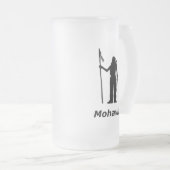Indian Mohawk Mattglas Bierglas (VorderseiteRechts)