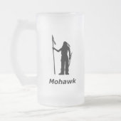 Indian Mohawk Mattglas Bierglas (Links)