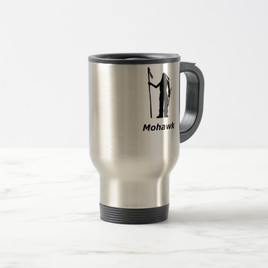 Indian Mohawk Reisebecher (VorderseiteRechts)