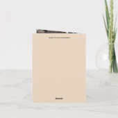 Indian MotorBike Birthday Karte (Rückseite)