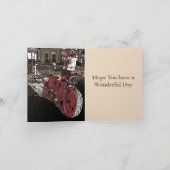 Indian MotorBike Birthday Karte (Innenseite)