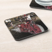 Indian MotorBike Getränkeuntersetzer (Linke Seite)