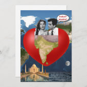 Indian Muslim Feiertagskarte (Vorne/Hinten)