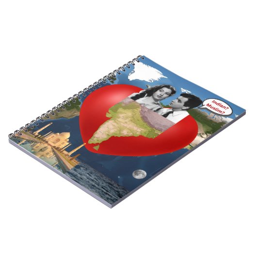 Indian Muslim Notizblock (Linke Seite)