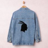 INDIAN NATIVE AMERICAN UNISEX Denim Jean Jacket Jeansjacke (Hangar)
