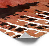 Indian Night Abstrakt Art Poster (Ecke)