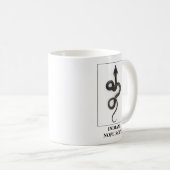 Indian Nope Rope - Cobra Snake Danger Kaffeetasse (VorderseiteRechts)
