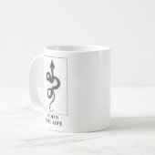 Indian Nope Rope - Cobra Snake Danger Kaffeetasse (Vorderseite Links)