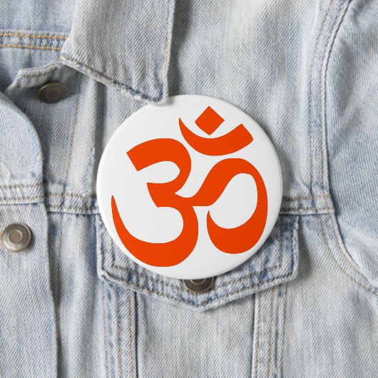 Indian Om Symbol Button (Beispiel)
