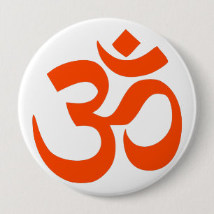 Indian Om Symbol Button