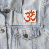 Indian Om Symbol Button (Beispiel)