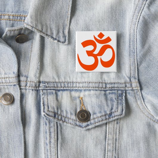 Indian Om Symbol Button (Beispiel)