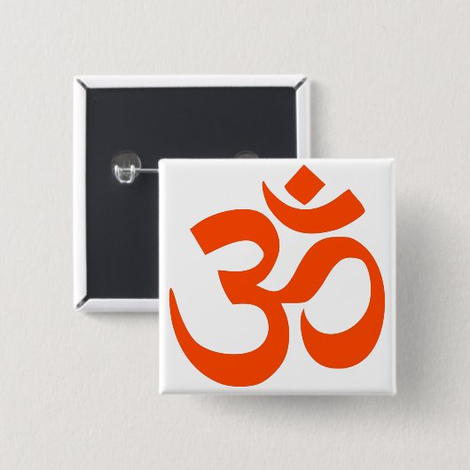 Indian Om Symbol Button (Vorne & Hinten)