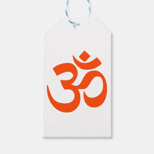 Indian Om Symbol Geschenkanhänger (Vorderseite)