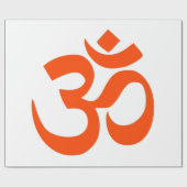 Indian Om Symbol Geschenkpapier (Flach)