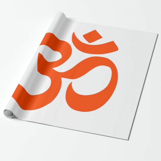 Indian Om Symbol Geschenkpapier (Ungerollt)