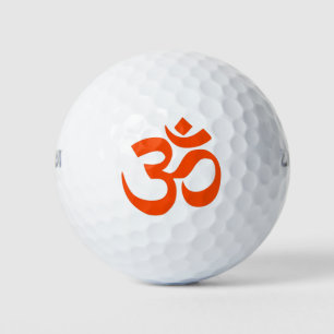 Indian Om Symbol Golfball