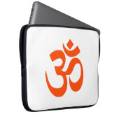 Indian Om Symbol Laptopschutzhülle (Vorne Rechts)