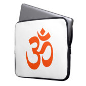 Indian Om Symbol Laptopschutzhülle (Vorderseite Links)