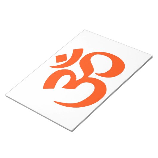 Indian Om Symbol Notizblock (angewinkelt)