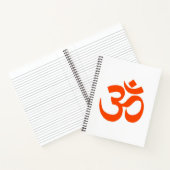 Indian Om Symbol Notizblock (Innenseite)