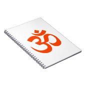 Indian Om Symbol Notizblock (Rechte Seite)
