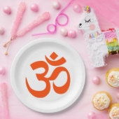 Indian Om Symbol Pappteller (Party)