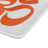 Indian Om Symbol Schneidebrett (Ecke)