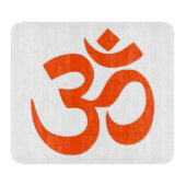 Indian Om Symbol Schneidebrett (Vorderseite)