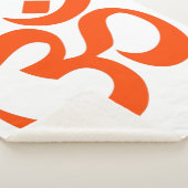 Indian Om Symbol Sherpadecke (3/4)