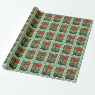 Indian Paintbrush Gemälde - Originale Blumenkunst Geschenkpapier