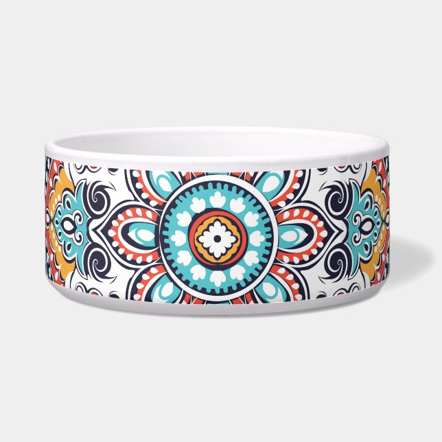 Indian Paisley: Ethnisches Mandala Muster Napf (Vorderseite)