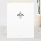 Indian Paisley - Grußkarte Karte (Rückseite)