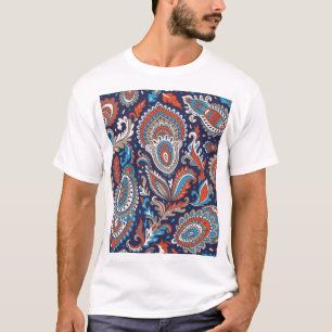 Indian Paisley Medallion Ethnisches Muster. T-Shirt